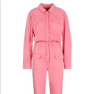 PINK BOILER-ROOM UTILITY JUMPSUIT